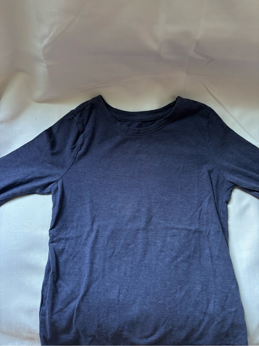 Kids Navy Long-Sleeve Crewneck Shirt